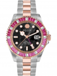 Philipp Plein PWPZA0424 Unisex GMT-I Challenger Baguettes 44mm 5ATM - Laikrodis