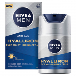 Drėkinamasis kremas nuo rauk&scaron;lių Nivea Men Hyaluron SPF 15 (Face Moisturizing Cream) 50 ml