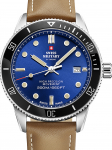 Swiss Military SM34088.05 Diver Quartz Mens Watch 42mm 20ATM - Laikrodis vyrams