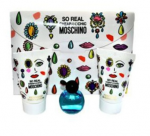 Moschino So Real Cheap & Chic Dovanų rinkinys, Tualetinis vanduo 4.9ml + Du&scaron;o želė 25ml + Kūno losjonas 25ml