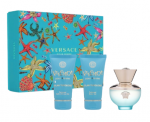 Versace Pour Femme Dylan Turquoise - Dovanų rinkinys - Tualetinis vanduo 50ml + Kūno gelis 50ml + Du&scaron;o želė 50ml Dovanų rinkinys, 50ml