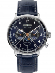 Zeppelin 7036-3 Hindenburg LZ129 men`s watch moon phase 40mm 3ATM - Laikrodis vyrams
