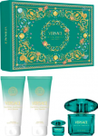 Versace Crystal Emerald Dovanų rinkinys, Eau de parfum 90ml + Eau de parfum 5ml + Body lotion 100ml + Shower gel 100ml