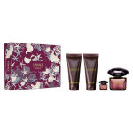 Versace Crystal Noir dovanų rinkinys, parfumuotas vanduo 90 ml + kūno losjonas 100 ml + shower gel 100 ml + parfumuotas vanduo 5 ml