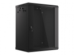 Komutacinė spinta 19'' pakabinama 15U 600x450x770 (nesurinkta, juoda)