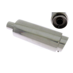 TurboWorks Rear Muffler 100mm inlet 60mm su slopintuvu
