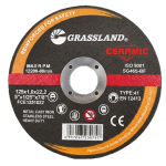GRASSLAND Nerūdijančio plieno / keramikos pjovimo diskas 125x1.0x22.2 41 tip.