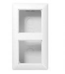 Dviguba vir&scaron;tinkinė dėžutė JUNG AS AS582AWW (balta)