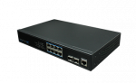 10 prievadų, 8 PoE prievadų kartototuvas UTEPO UTP3-GSW0802S-MTP150