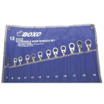 BOXO terk&scaron;linių raktų rinkinys 12vnt (8-19mm)