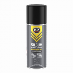 K2 SILGUM ELASTINĖ PUR&Scaron;KIAMA GUMINĖ DANGA JUODA arba BESPALVĖ 400ML