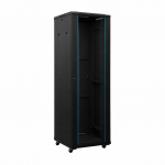 19'' pastatoma komutacinė spinta A2-6618B (18U, 600x600x901mm, IP20, iki 1000kg, juoda)