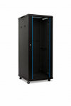 19'' pastatoma komutacinė spinta A2-6627B (27U, 600x600x1405mm, IP20, iki 1000kg, juoda, nesurinkta)