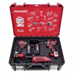 WORCRAFT Akumuliatorinio suktuvo-gręžtuvo ir smūginio suktuvo rinkinys 20V LI-ION (XCUBE dėžė)