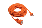 1 socket extension (orange, 20m, IP20, 10A, 2x1.0) GTV AE-POGRODUN-20