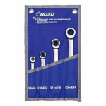 BOXO terk&scaron;linių kilpinių raktų E-torx rinkinys, 4 vnt., E6-E24