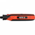 YATO Akumuliatorinis mini tiesinis &scaron;lifuoklis su priedais 4V LI-ION