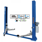 PULI Hidraulinis dviejų kolonų keltuvas su mechaniniais saugumo fiksatoriais (3 pakopų letenos), 4.0t