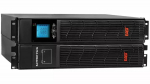 Komplektas EAST UPS 1000VA/900W Rack/Tower, EPO, LCD + i&scaron;orinis baterijų paketas 2x9Ah/12V