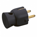 Ki&scaron;tukas Legrand 050178 (juodas, laidas i&scaron; &scaron;ono, 16A, 250V)