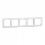 5 vietų rėmelis Schneider Electric Sedna Design SDD311805 (baltas)