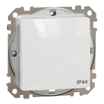 1 klavi&scaron;o perjungiklis Schneider Electric Sedna Design SDD211106 (IP44, baltas)