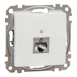 Kompiuterinis lizdas 1&times;RJ45 Schneider Electric Sedna Design SDD111461S (Cat6, STP, baltas)