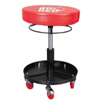 Serviso kėdutė ant ratuku ir padėklu įrankiams