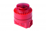 Horing Lih AH-03127BS lauko sirena su žemo profilio montavimo padu (24V, 114dB, 14.5mA, su blykste)