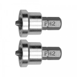 Antgalis PHILLIPS 1/4" (6.3mm) 25mmL su ribotuvu gipsui 2vnt.
