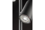 VENETO &scaron;viestuvas pastatomas (juodas, 20W, 3xGU10, IP20) GTV LP-VEN20W-10