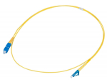 Optinis laidas SC/UPC&ndash;LC/UPC SM simplex (G657A, 3 mm, LSZH, 1 m)