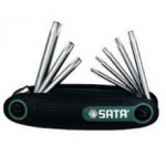SATA Sulankstomų TORX raktų rinkinys 8vnt. (TT9-T40)