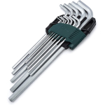 SATA L-tipo &scaron;e&scaron;iakampių raktų rinkinys (prailgintų)(12vnt) 1/16"-3/8" (colinė sistema)