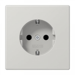 Ki&scaron;tukinis lizdas su įžeminimu JUNG LS1520LG (pilkas, 16A/250V)