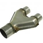 Y-PIPE 1x IN 63mm 2x OUT 63mm nerūdijančio plieno