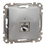 Kompiuterinis lizdas 1&times;RJ45 Schneider Electric Sedna Design SDD113461S (Cat6, STP, aliuminis)