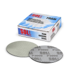 SOLL FOAM Abrazyvinis &scaron;lifavimo diskas poroloniniu pagrindu 150mm, P-3000