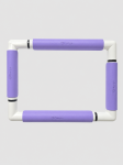 Violetinis plastikinis siuvinėjimo rėmelis su spaustukais, 21x29 cm, vidutinio formato rankdarbiams