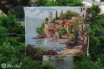 Siuvinėjimo kryželiu rinkinys &bdquo;Pajūrio sodai&ldquo; 31 x 40 cm