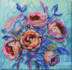 Karoliukų siuvinėjimo komplektas &bdquo;Rožės sielai&ldquo; 31 x 30 cm, AAB-945