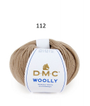 Spalva 112: DMC WOOLY 100% Merino Vilna - itin &scaron;velnūs vilnoniai siūlai