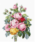 Luca-S siuvinėjimo rinkinys Roses SBA2372 25x32cm