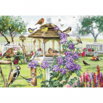 Siuvinėjimo rinkinys LetiStitch Bird Table SLETI944 32x30cm