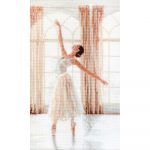 Siuvinėjimo rinkinys LetiStitch Ballerina SLETI906 32x19cm
