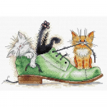 Siuvinėjimo Rinkinys MP Studija Kittens SM-185 16x23cm