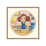 Siuvinėjimo rinkinys Oven Alisa Morning S871 20x20cm