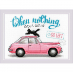 Siuvinėjimo rinkinys RIOLIS Go left 2113 30x21cm