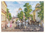 Siuvinėjimo komplektas &bdquo;Kristaus &scaron;ventykla&ldquo;, Aida 16 (45&times;31 cm), 56 spalvų