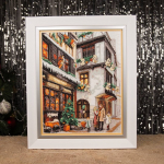 Kryželių siuvinėjimo rinkinys &bdquo;Dovanos paie&scaron;koje&ldquo;, 26&times;33,5 cm, 32 spalvos (Charivna Mit)